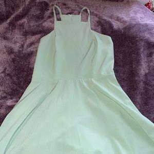 Green lulus skater dress